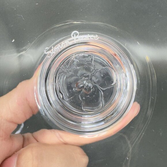 Simon Pearce Cavendish Clear Hand Blown Heavy Glasses Cups Goblets Stemware Set2 - Picture 7 of 16